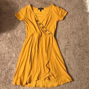 Mustard yellow dress
